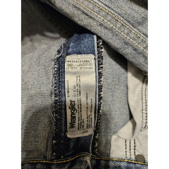 Wrangler George Strait Cowboy Cut Jeans 31x36 Cowboy Rodeo Western Straight Leg - Picture 11 of 11